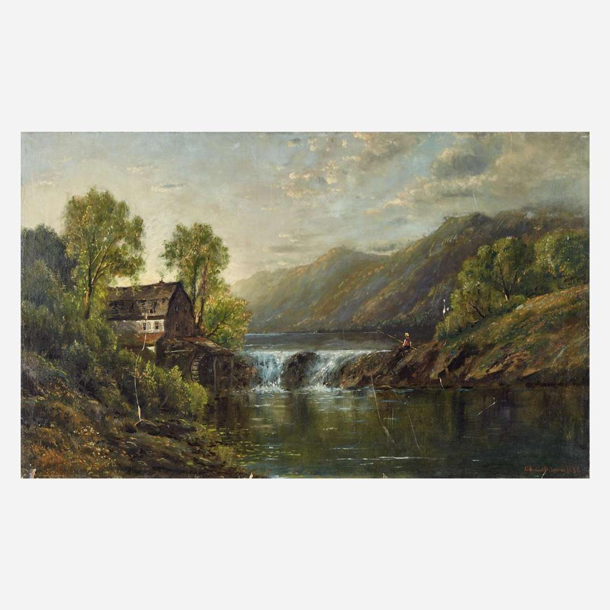 Edmund Darch Lewis (American, 1835-1910) The Old Mill Stream