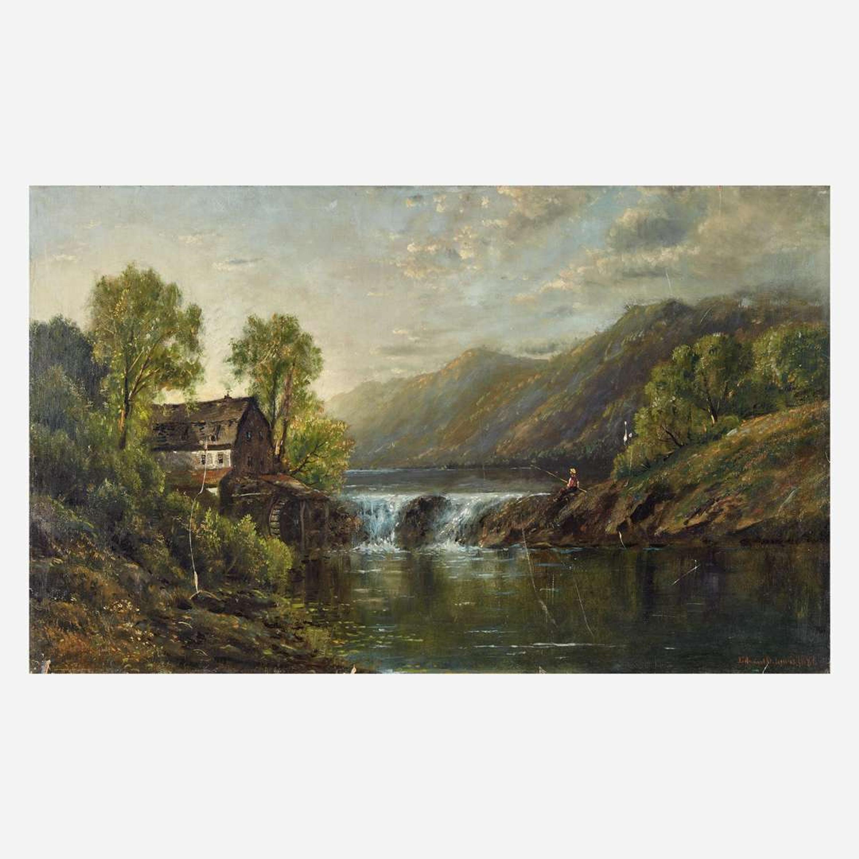 Edmund Darch Lewis (American, 1835-1910) The Old Mill Stream