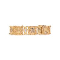 DAUBRÉE, ART NOUVEAU, TRICOLOR GOLD BRACELET