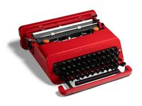 Valentine Typewriter, designed 1968 Olivetti, Italy