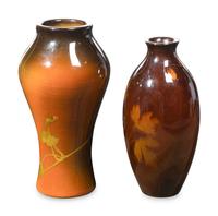 Two Rookwood Pottery Standard Glaze Vases
