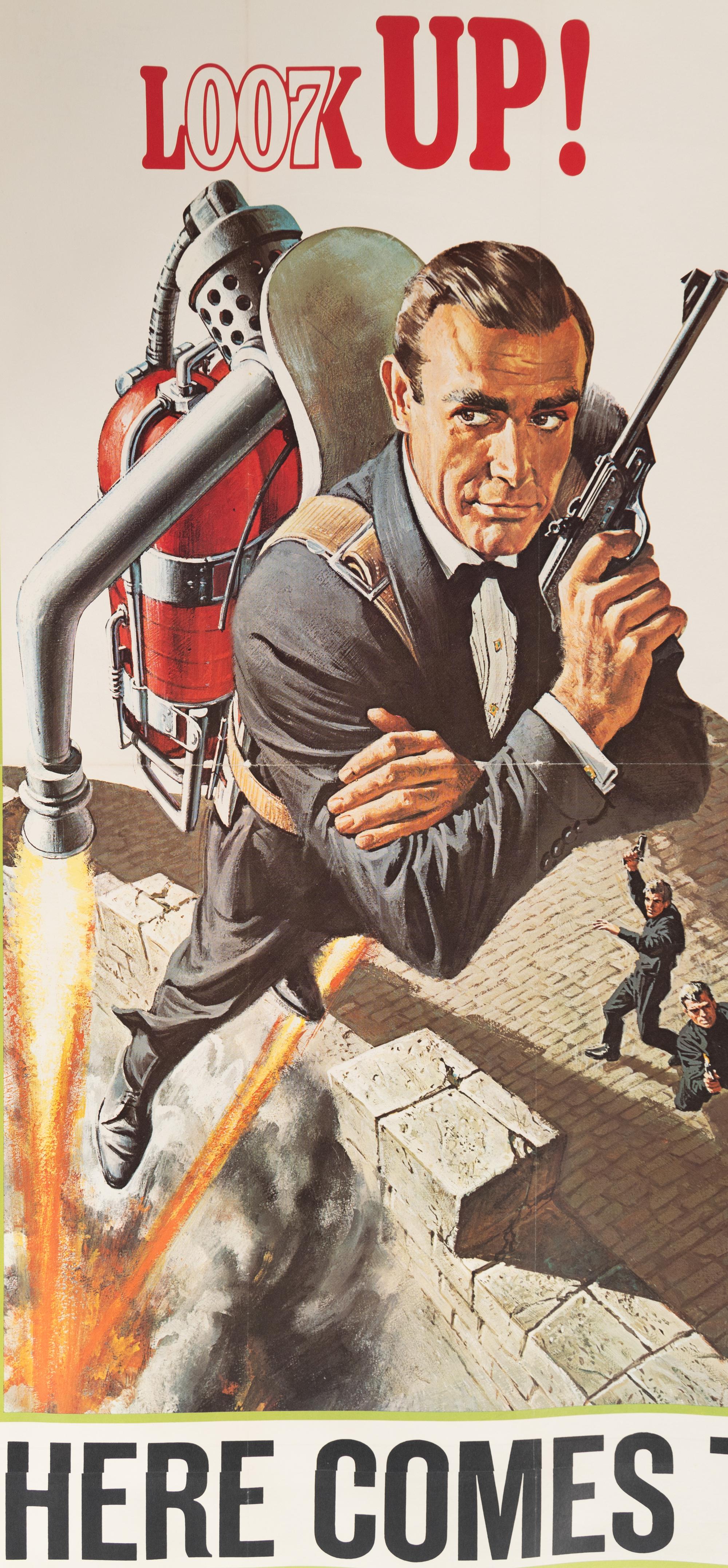 A James Bond Thunderball Six Sheet Poster