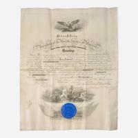 [Presidential] [Bunce, Francis M.] McKinley, William Signed Military Commission