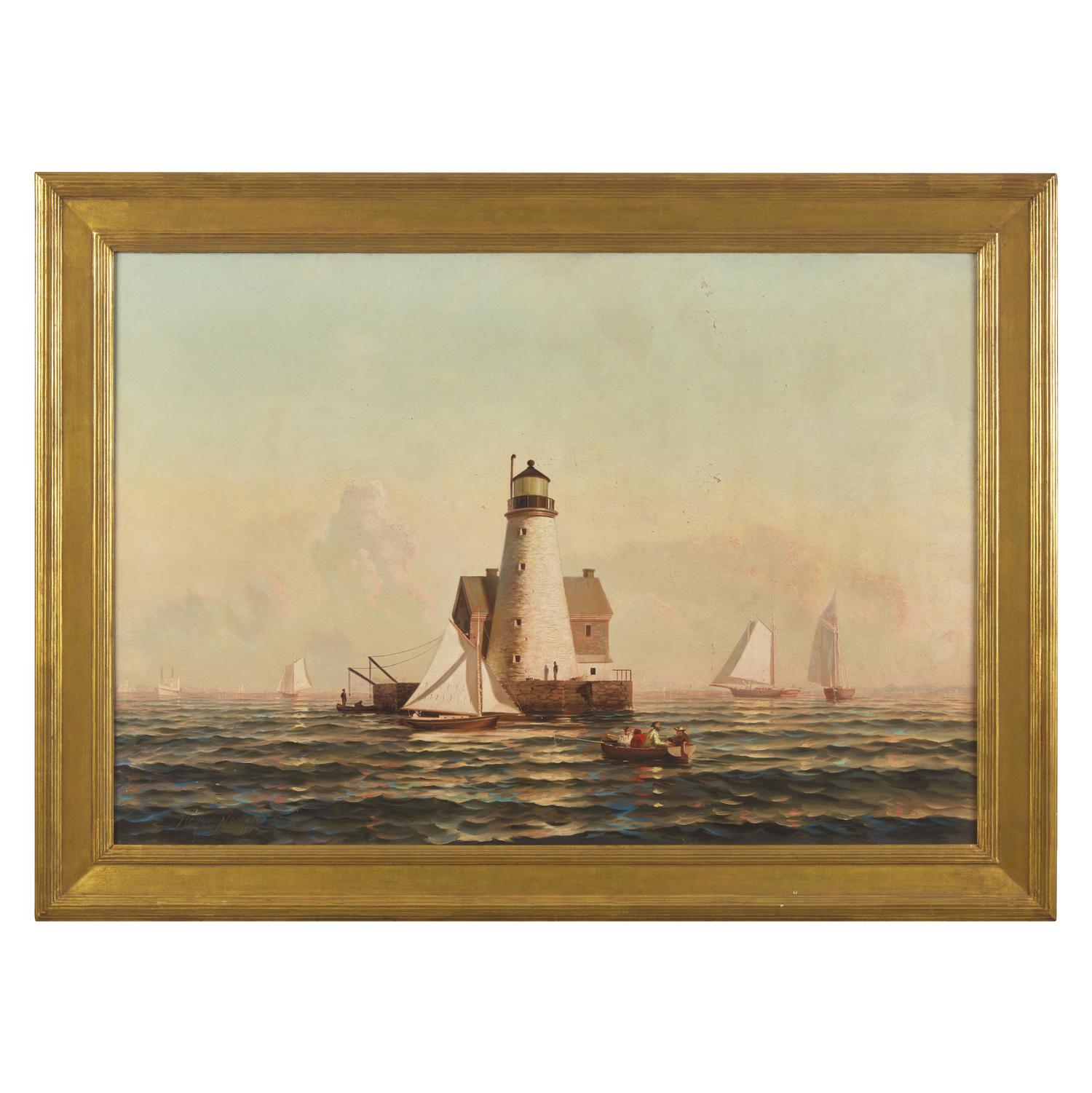 Henry Newell Cady (American, 1849–1935) — Steppingstone Lighthouse, 1877