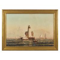 Henry Newell Cady (American, 1849–1935) — Steppingstone Lighthouse, 1877