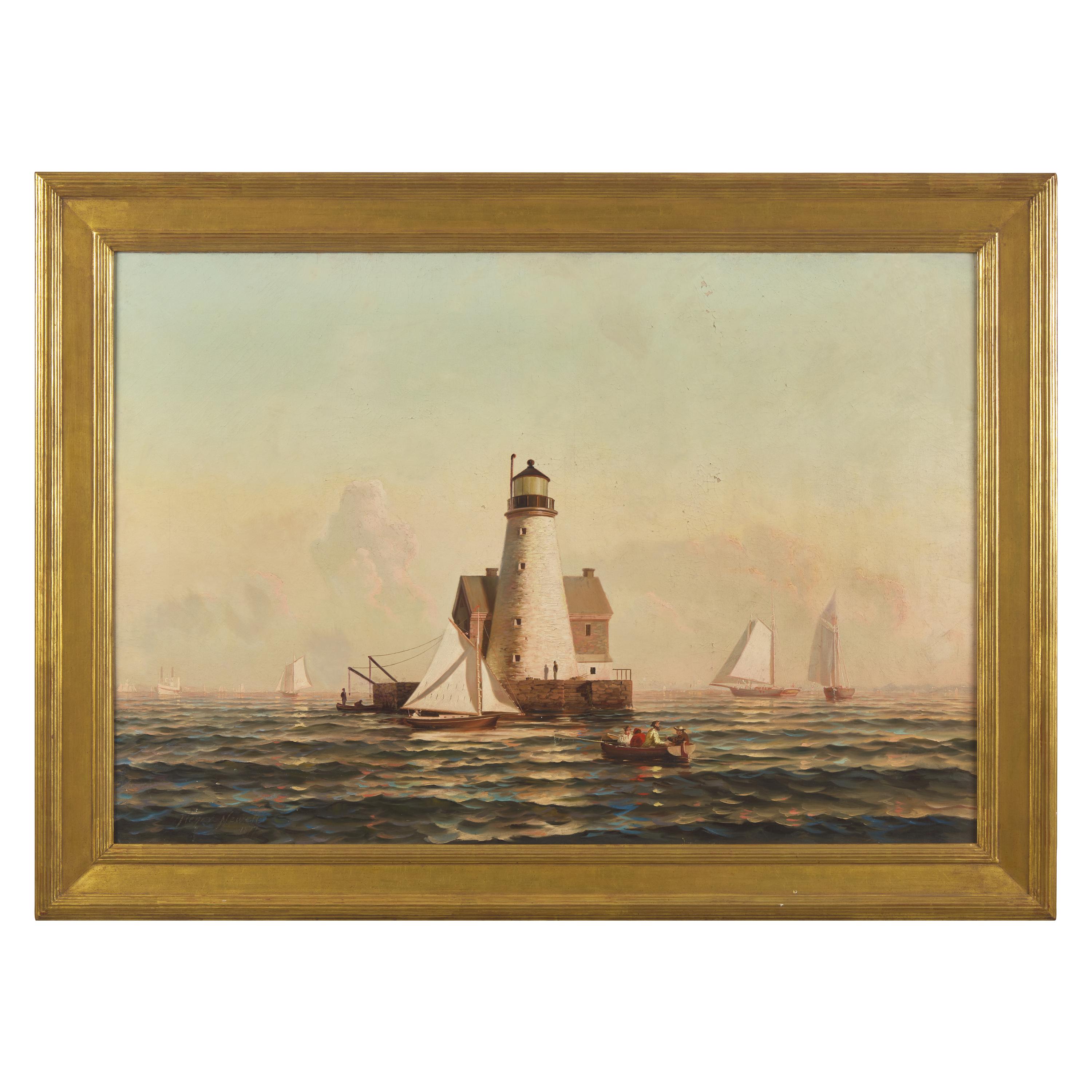 Henry Newell Cady (American, 1849–1935) — Steppingstone Lighthouse, 1877