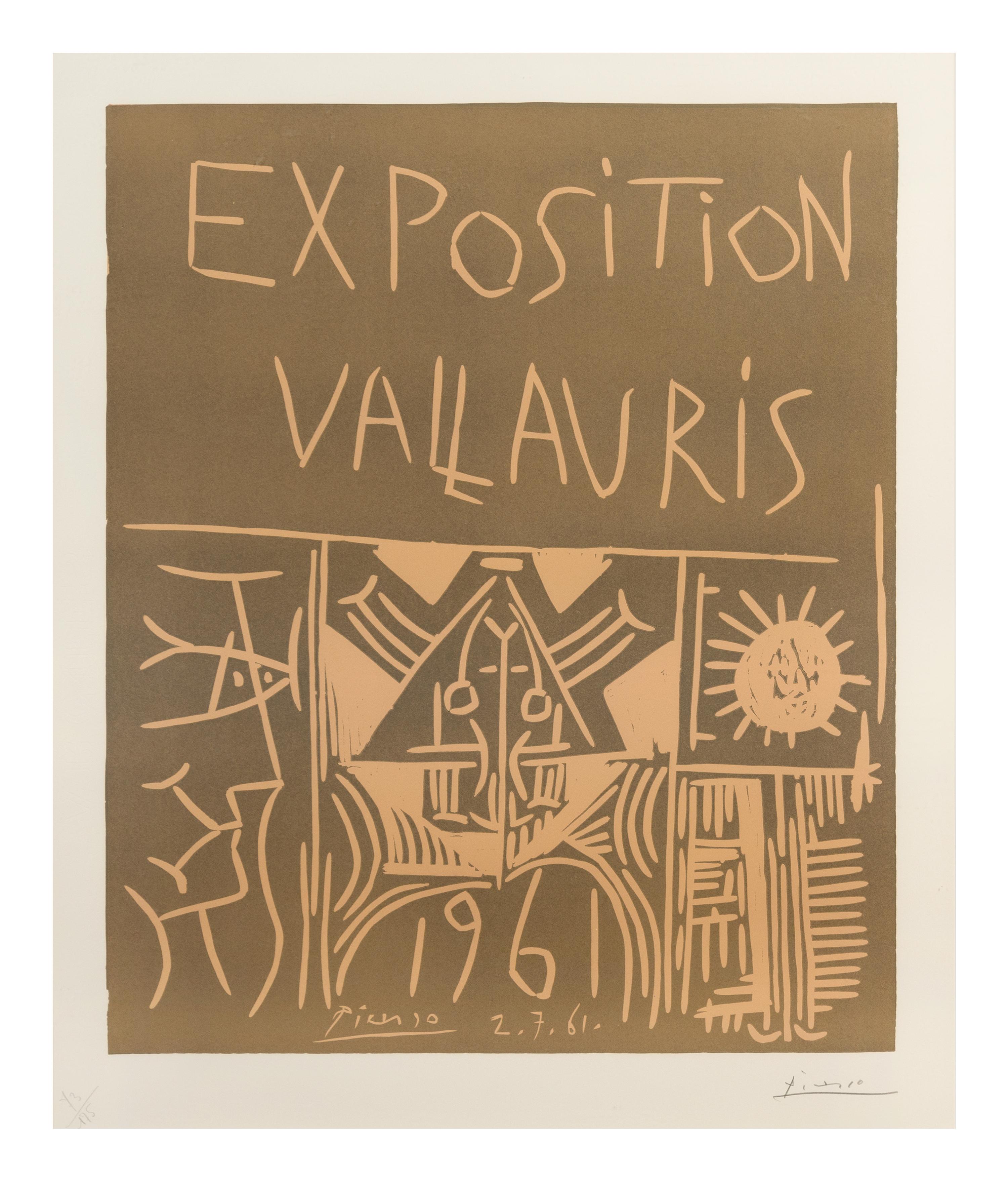 Pablo Picasso, (Spanish 1881-1973), Exposition Vallauris, 1961