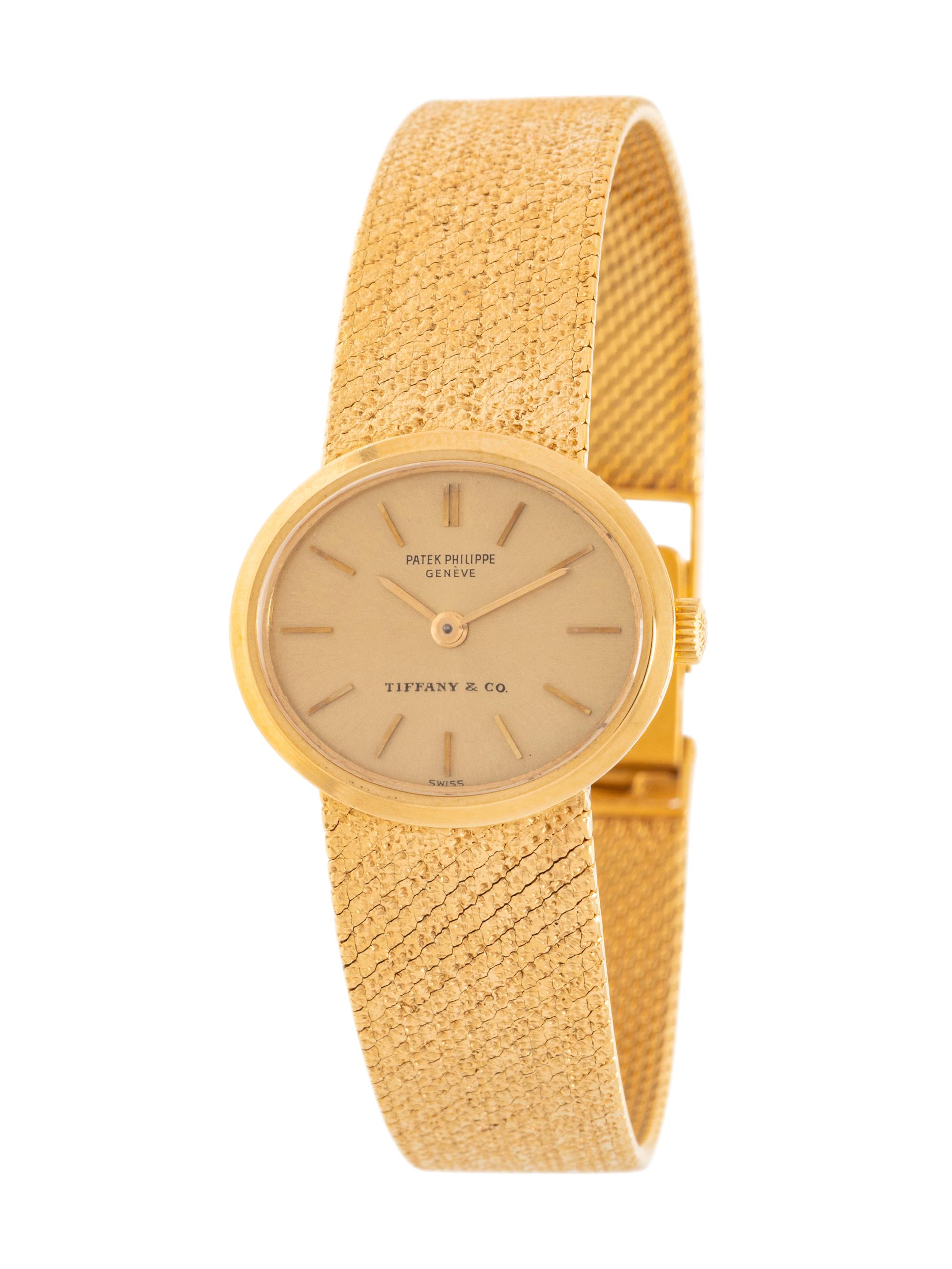 PATEK PHILIPPE FOR TIFFANY & CO., 18K YELLOW GOLD WATCH