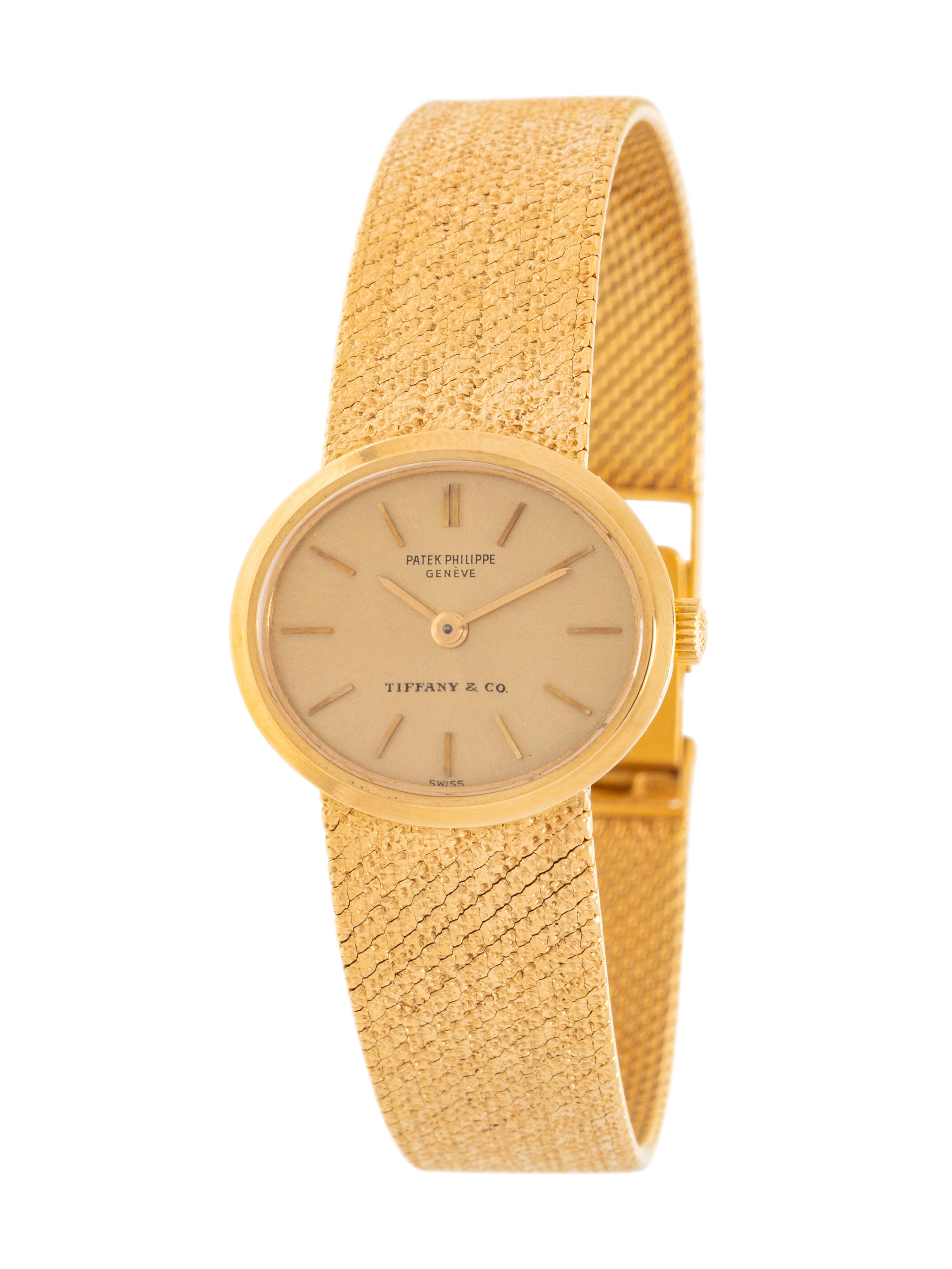 PATEK PHILIPPE FOR TIFFANY & CO., 18K YELLOW GOLD WATCH