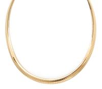A 14 Karat Yellow Gold Omega Necklace, 26.20 dwts.