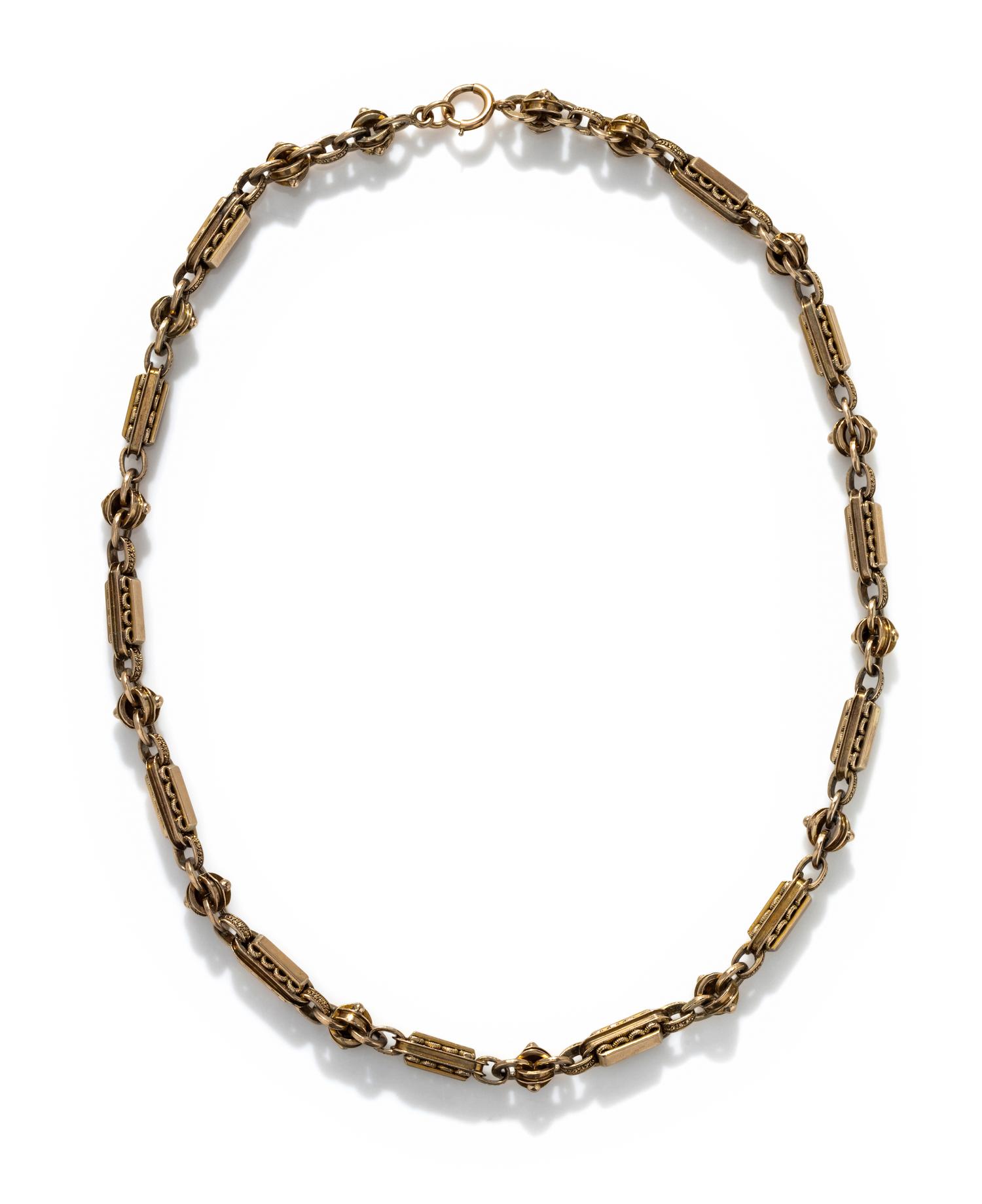 YELLOW GOLD NECKLACE