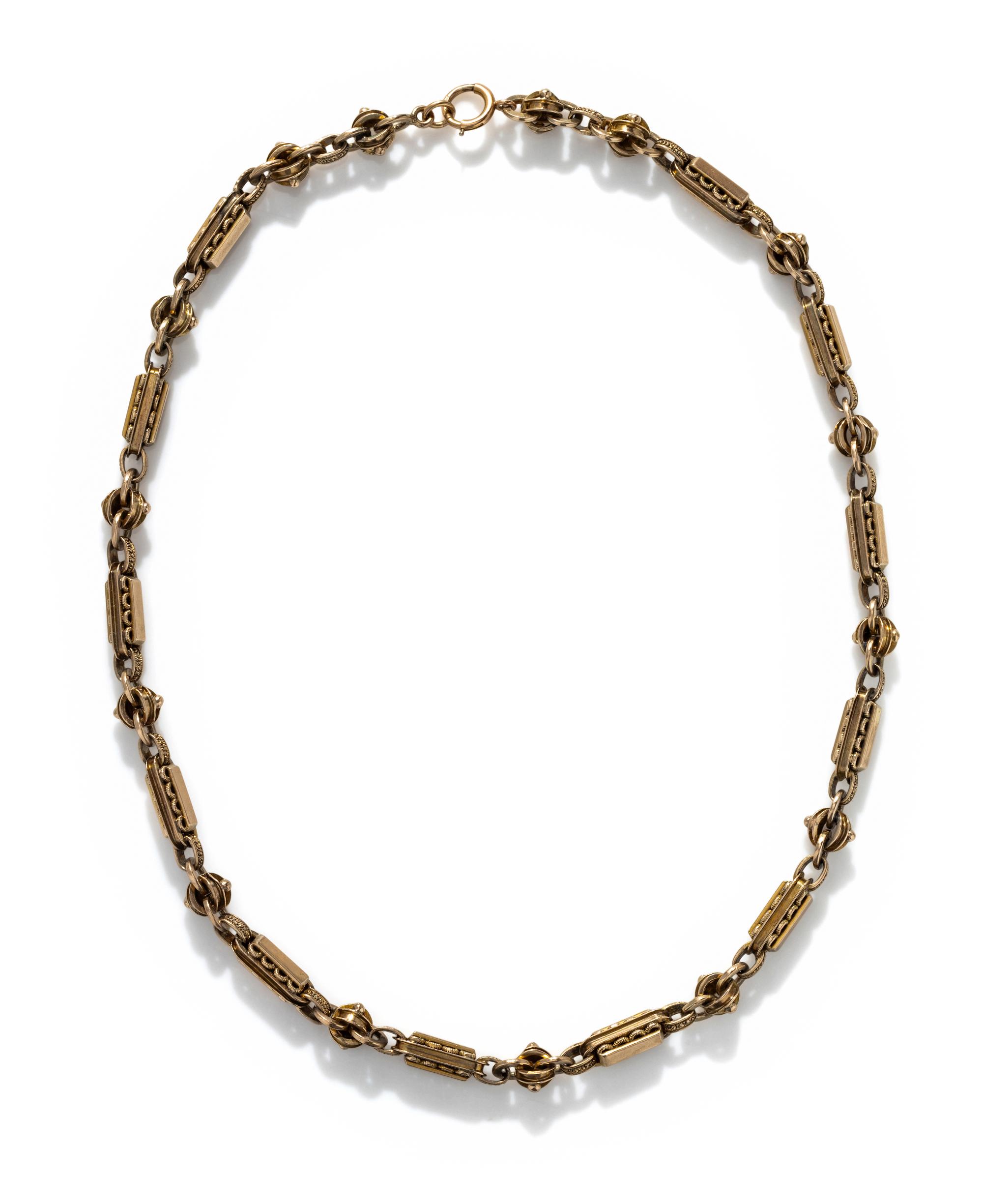 YELLOW GOLD NECKLACE