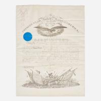[Presidential] Lincoln, Abraham Signed Military Commission