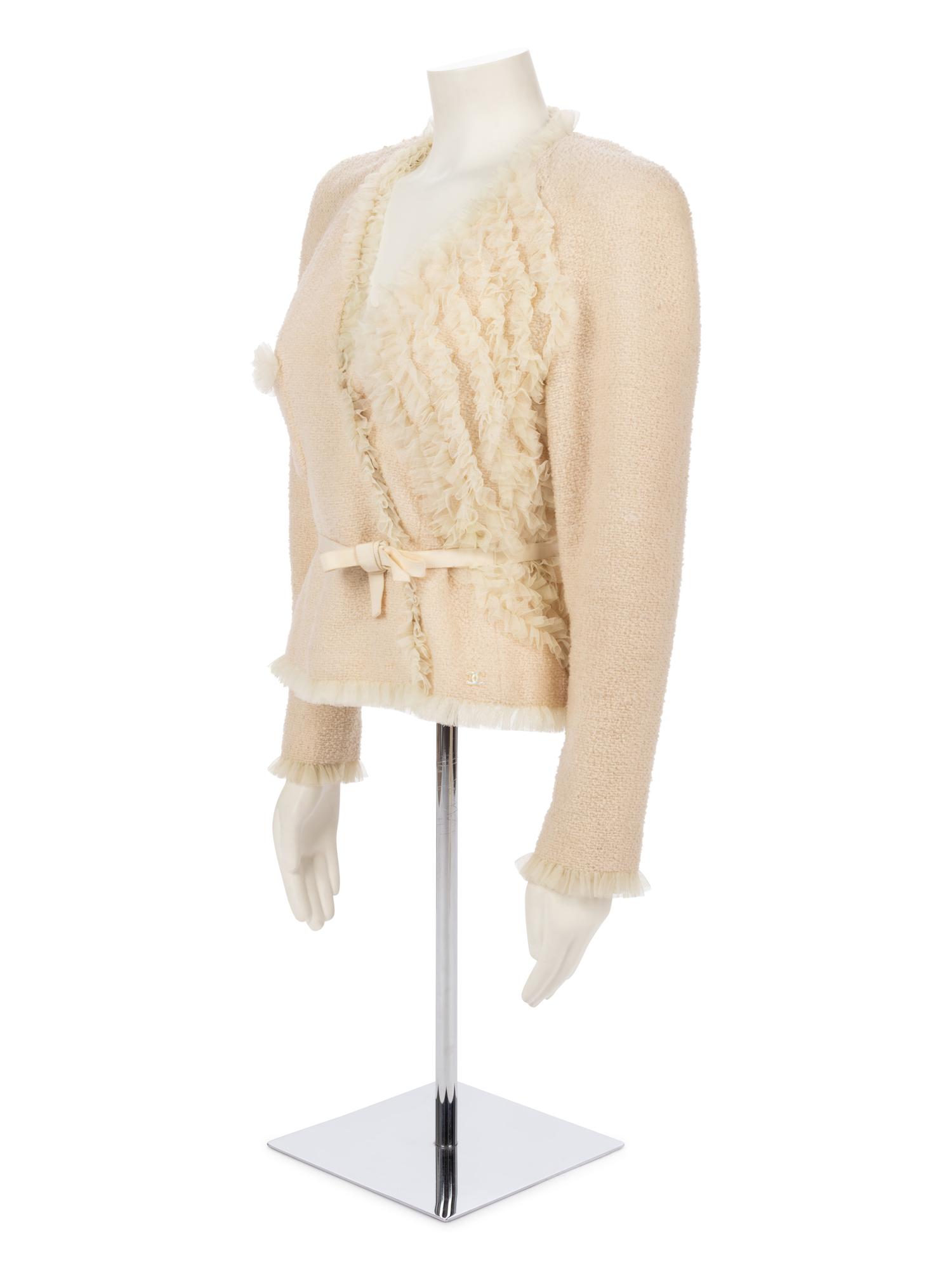 Chanel Cream Wrap Jacket, 2002