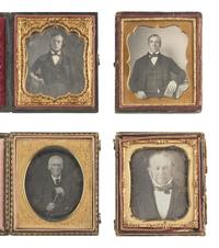 [EARLY PHOTOGRAPHY]. 26 sixth plate daguerreotypes of mature gentlemen.