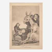 Francisco Goya (Spanish, 1746–1828) Que se la Llevaron (Plate 8 from 'Los Caprichos'); together with 5 other works