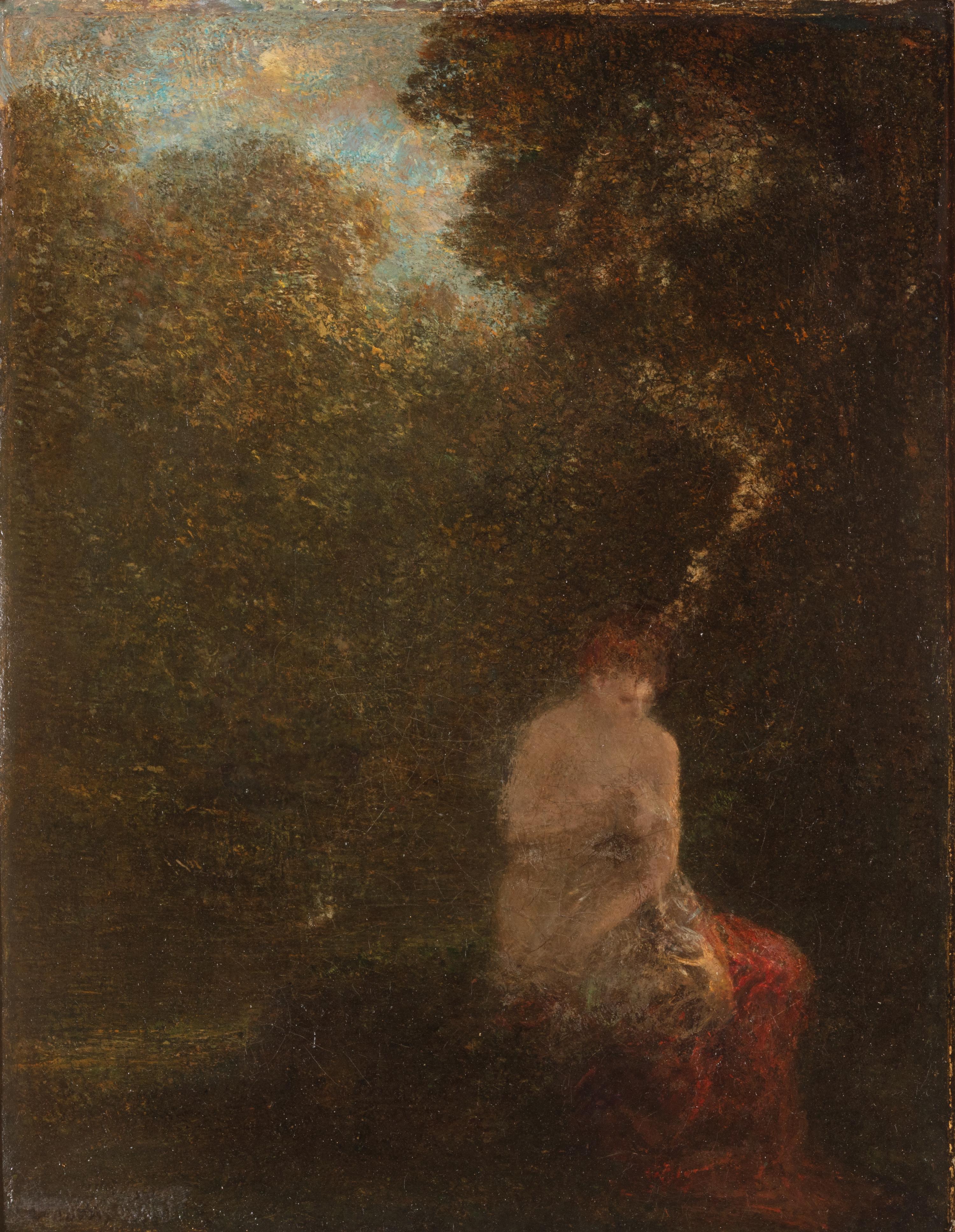 Henri Fantin-Latour (French, 1836-1904) — Nymphe dans une forêt