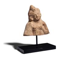 An Egyptian Terracotta Bust of Isis