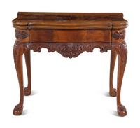 A George II Style Mahogany Flip-Top Table