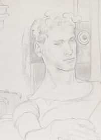 Elaine de Kooning, (American, 1918-1989), Portrait of Bill, c. 1939-40