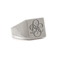 PLATINUM SIGNET RING