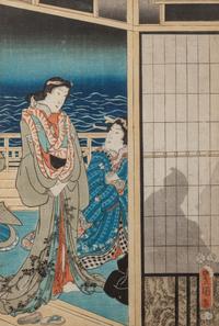 Eight Japanese Woodblock Prints
