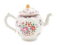 A Chinese Export Porcelain Teapot