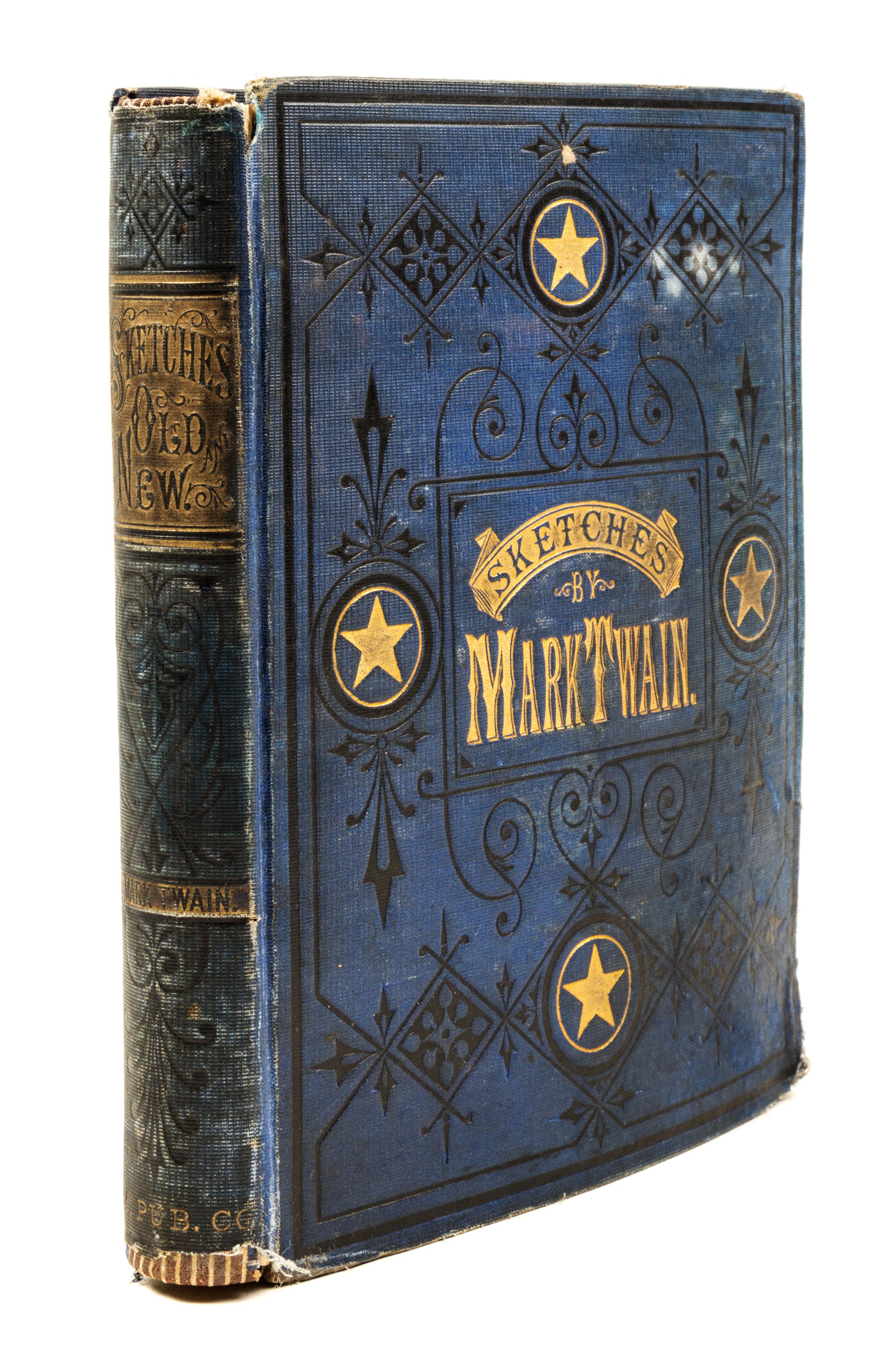 TWAIN, MARK. Mark Twain's Sketches, Old and New. Hartford, 1875.