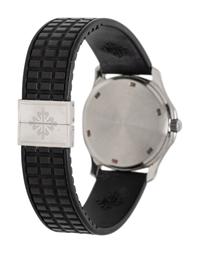 PATEK PHILIPPE, REF. 5060A-001 STAINLESS STEEL 'AQUANAUT' WATCH, RETAILED BY TIFFANY & CO., BOX & PAPERS