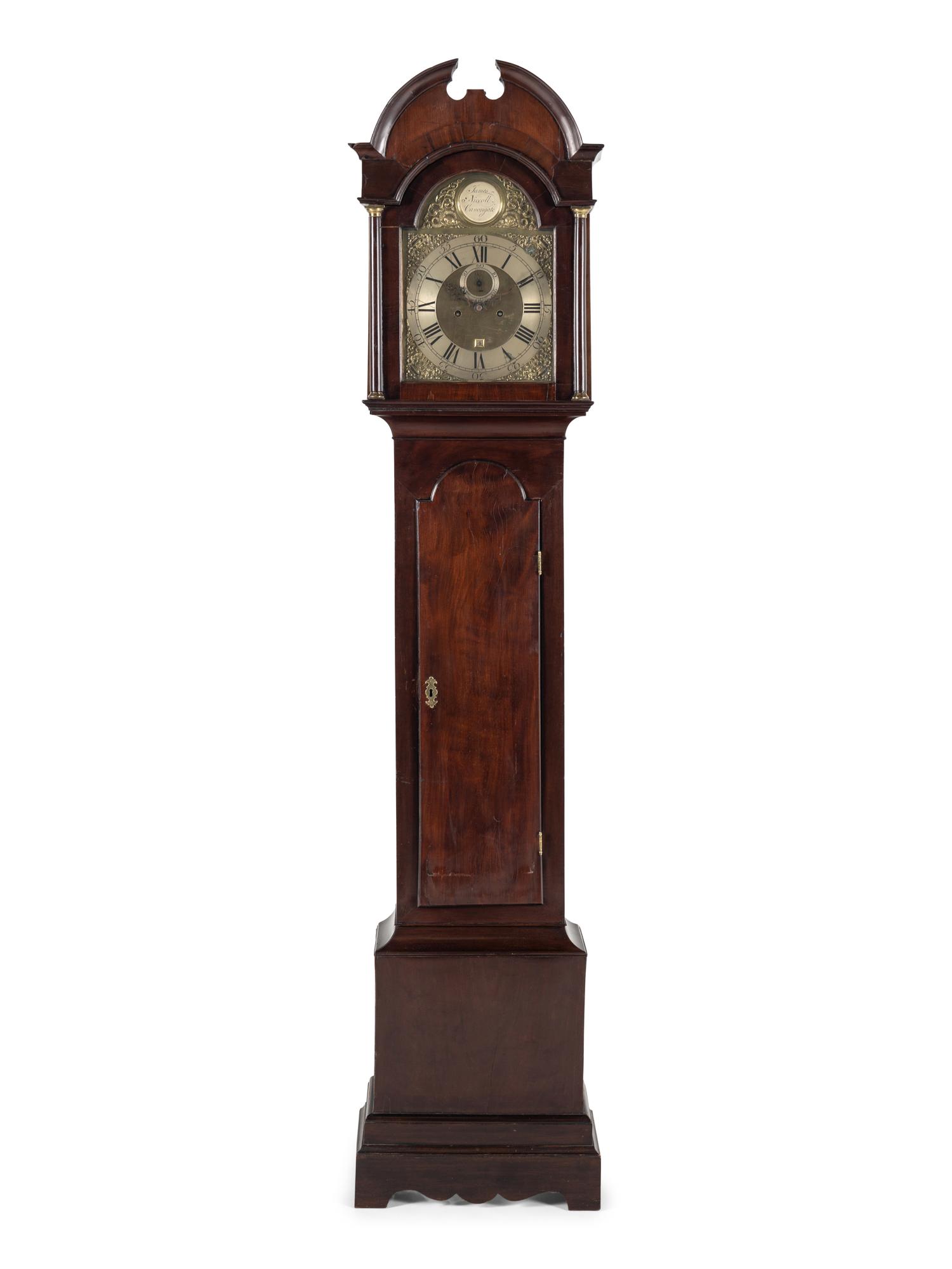 A Scottish George III Mahogany Tall Case Clock