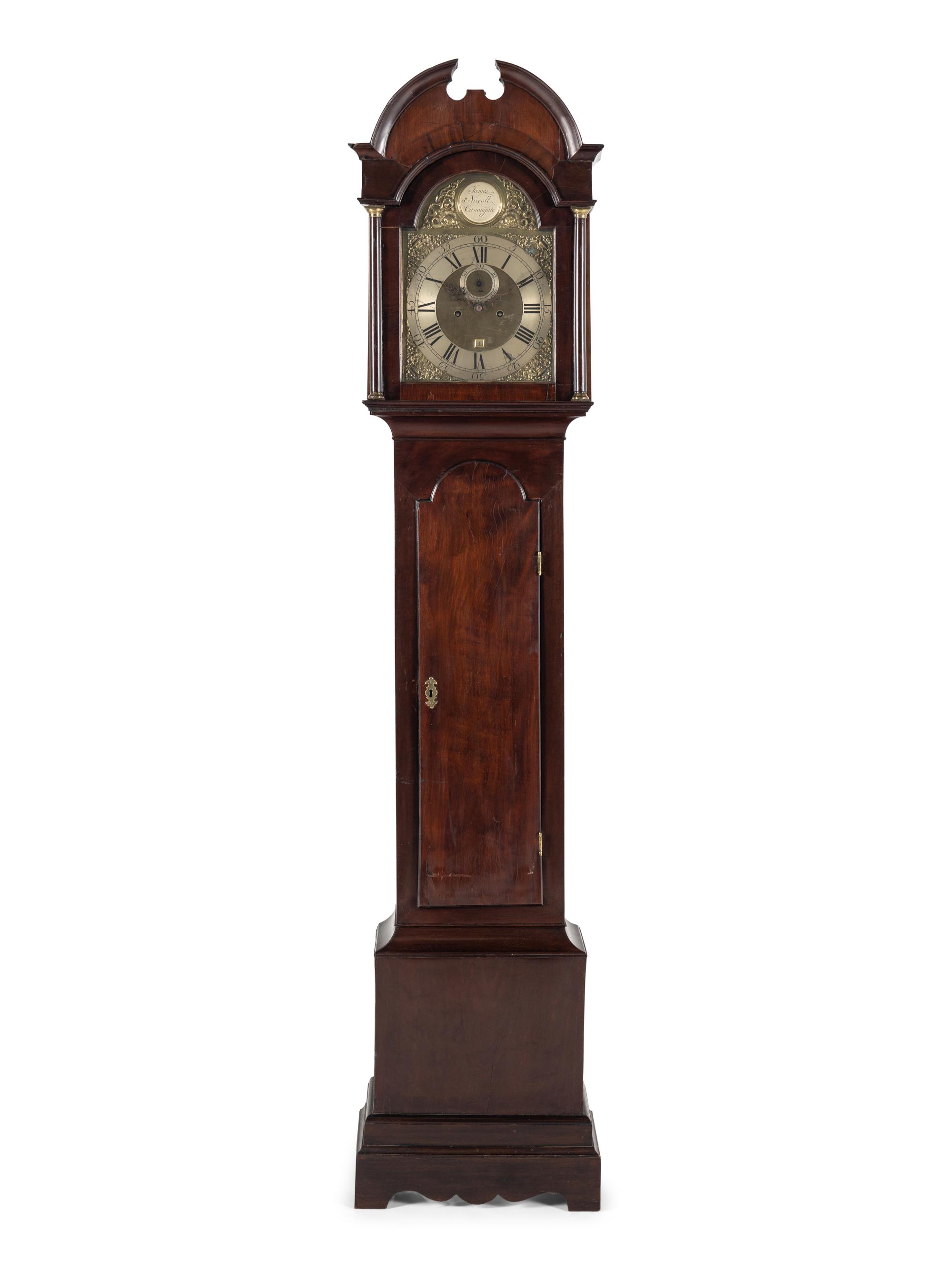 A Scottish George III Mahogany Tall Case Clock