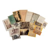 [California Big Trees]. A small group of materials, ca 1880s-1930s, comprising: