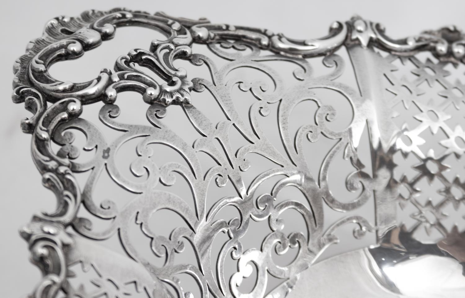 A Howard Pierced Silver Footed Bowl