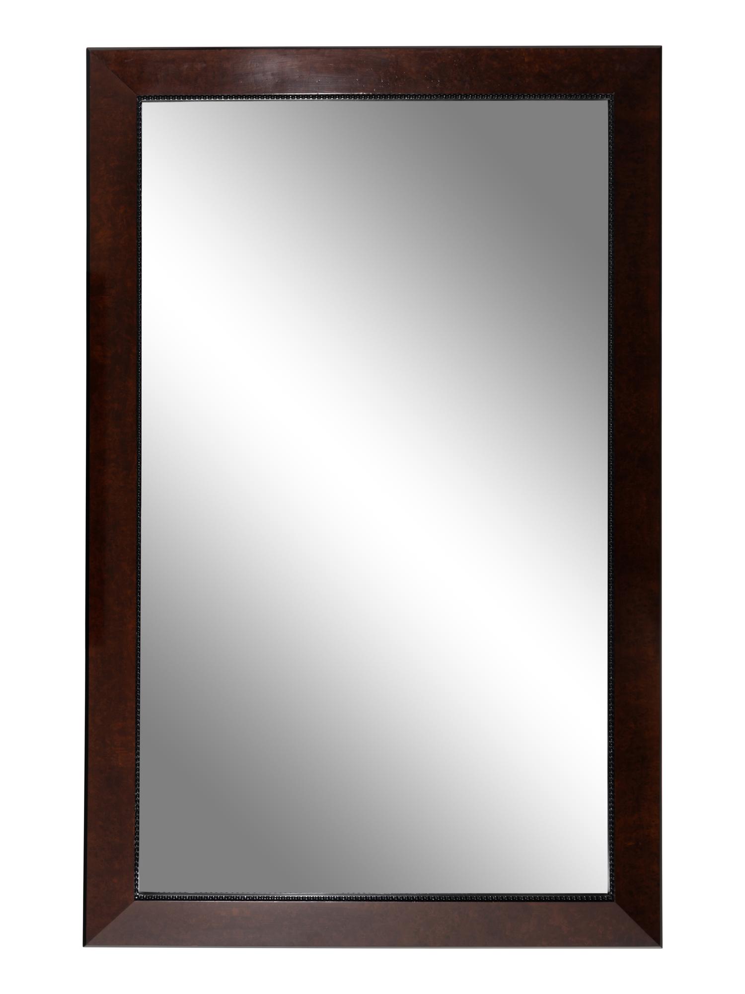 A Large Contemporary Burlwood Mirror