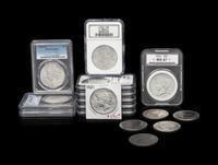 Eleven Peace $1 Coins (NGC & PCGS)