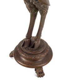 A Venetian Carved Walnut Figural Stand
