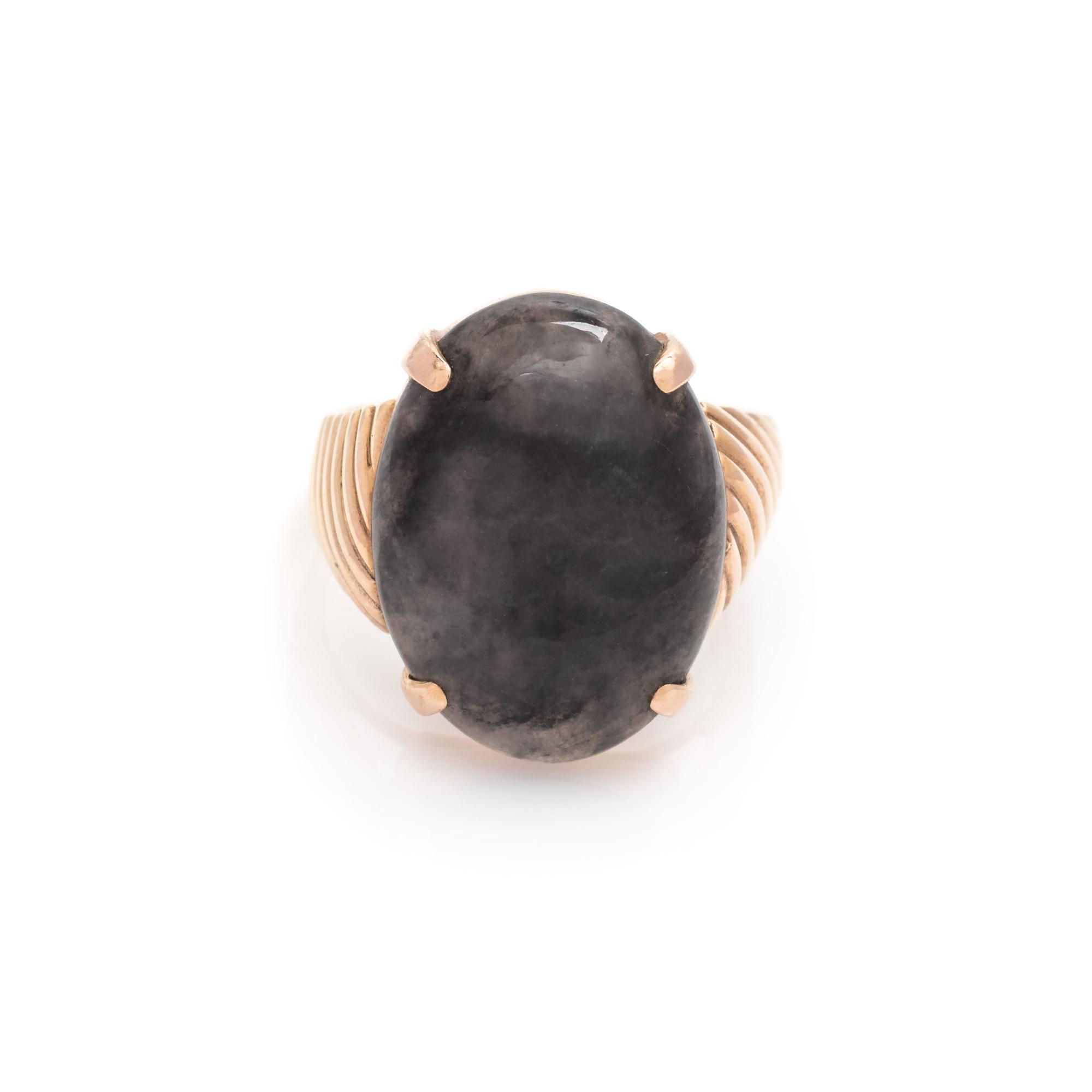 Grey Jade Ring