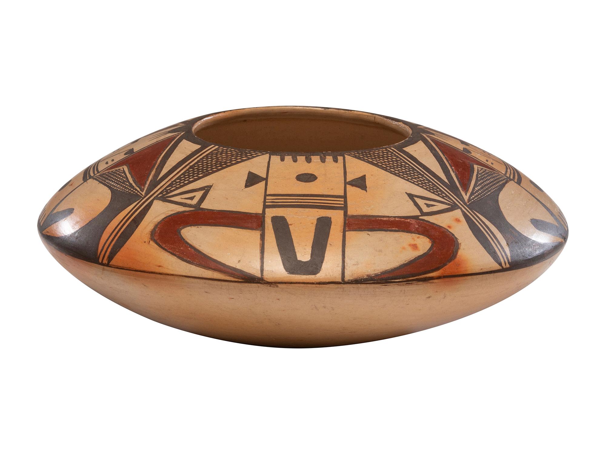 Polychrome Pottery Bowl