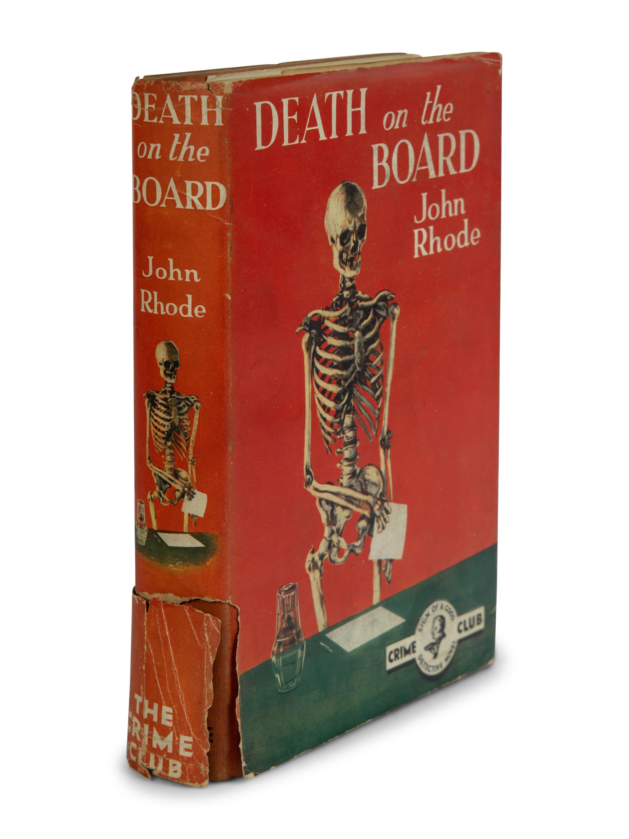 STREET, Cecil (1884-1964). ("John Rhode"). Death on the Board . London: Collins for The Crime Club, 1937.
