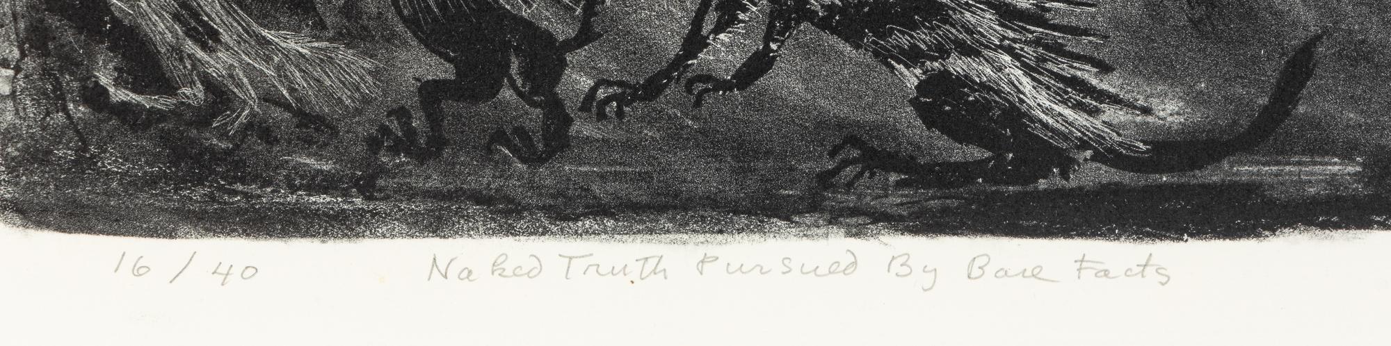 All for a Piece of Meat, 1928 and Naked Truth Pursued by Bare Facts, 1945 (two works)