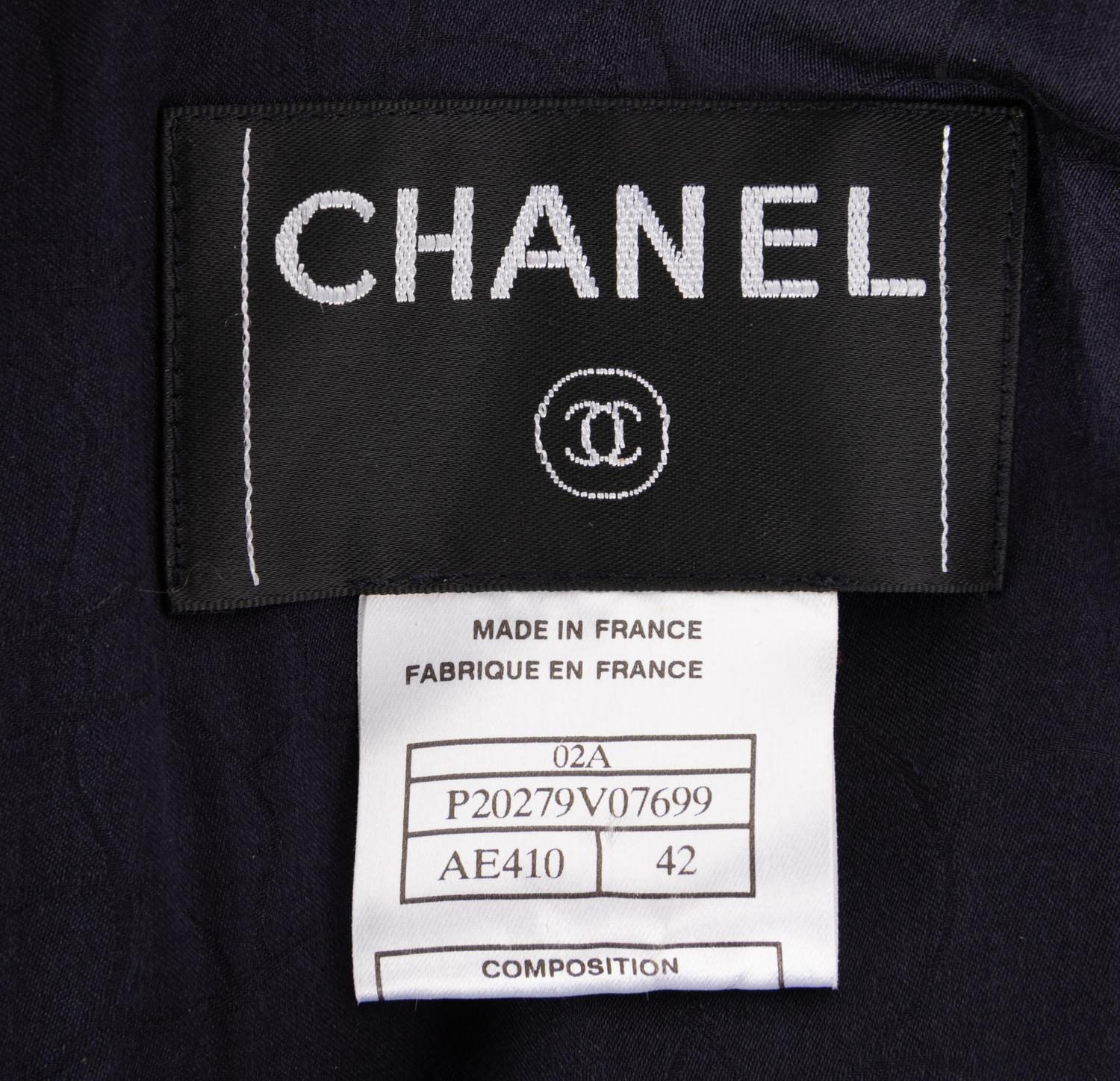 Chanel Cashmere Two-Piece Skirt Suit, Fall 2002