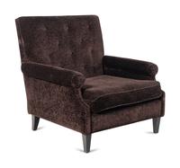 A Custom Tweed Upholstered Armchair
