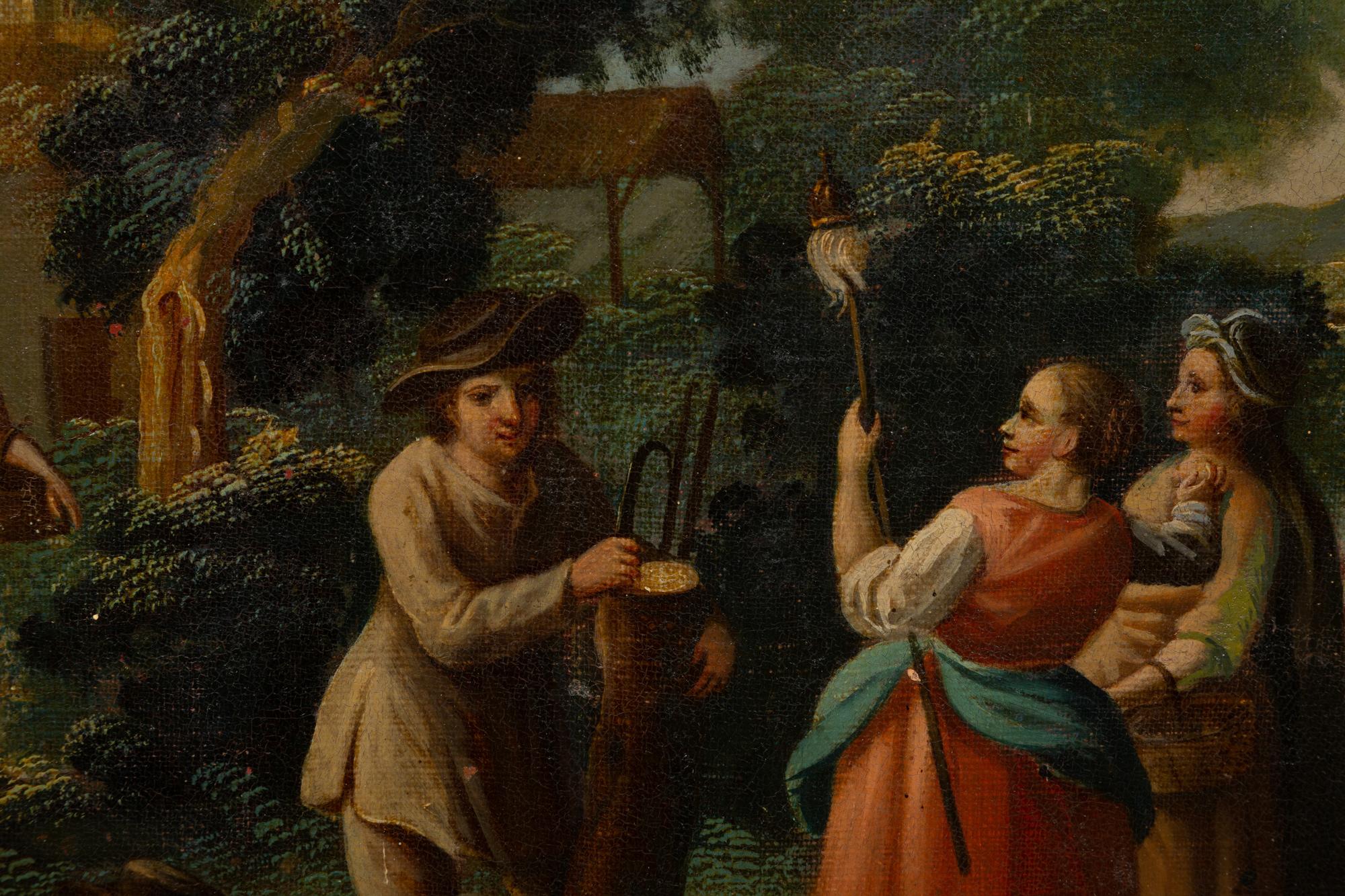 Gathering Outside a Village