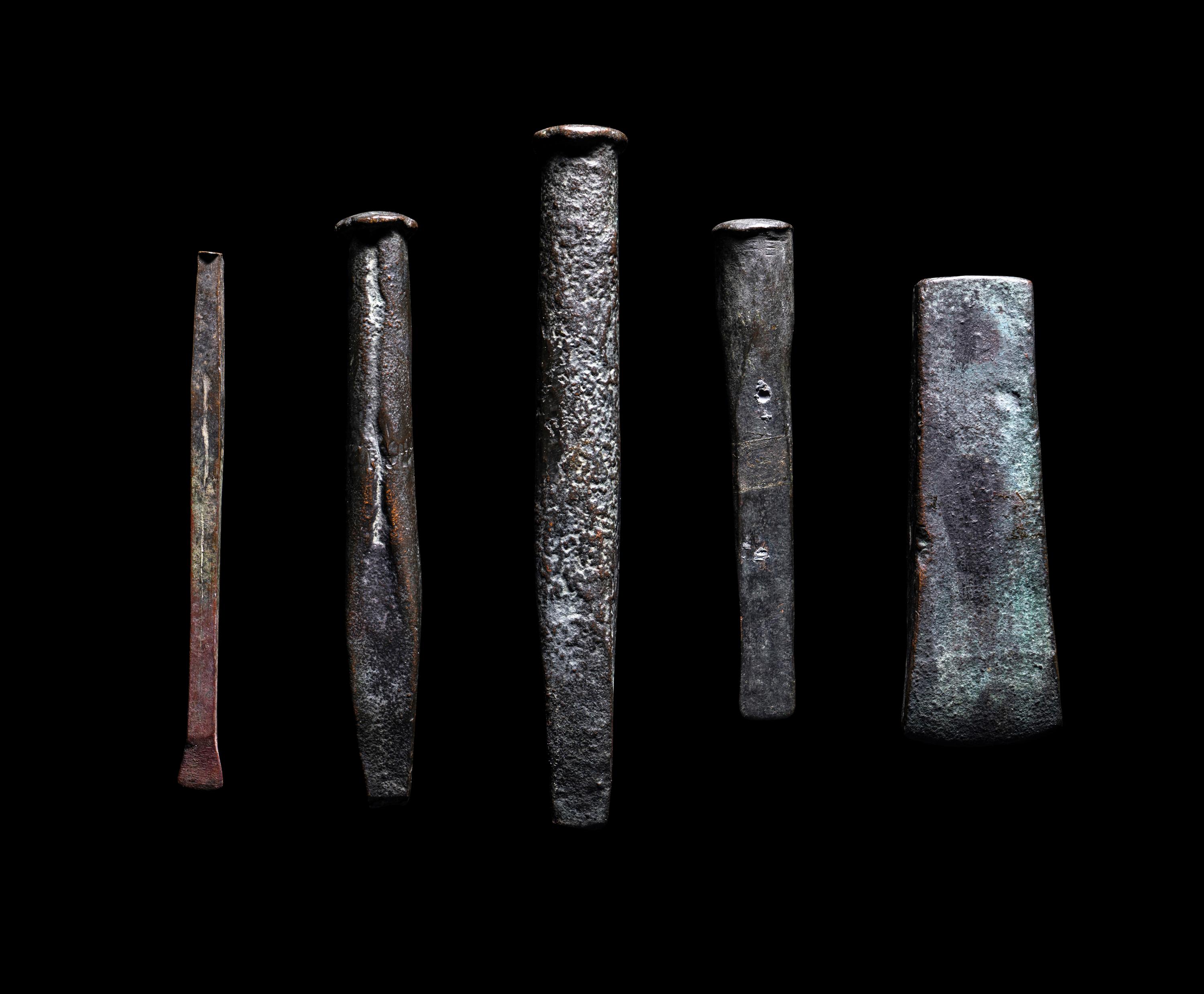 Five Egyptian Bronze Tools