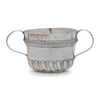 A Silver Caudle Cup