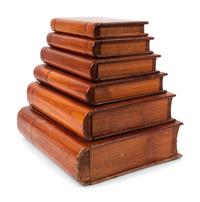 A Stack of Pine Book-Form Boxes — 20TH CENTURY