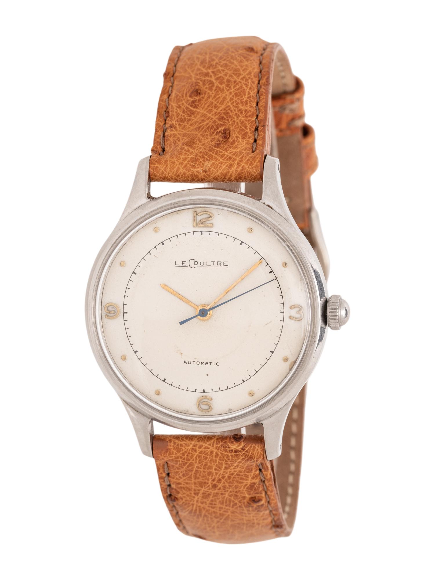 LECOULTRE, STAINLESS STEEL WATCH