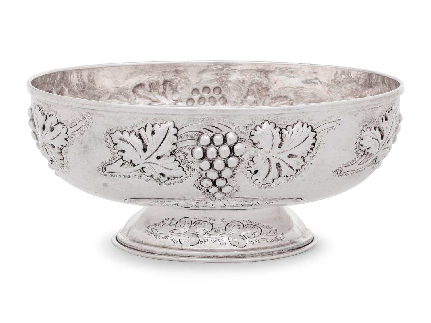 An Italian Silver Centerpiece Bowl