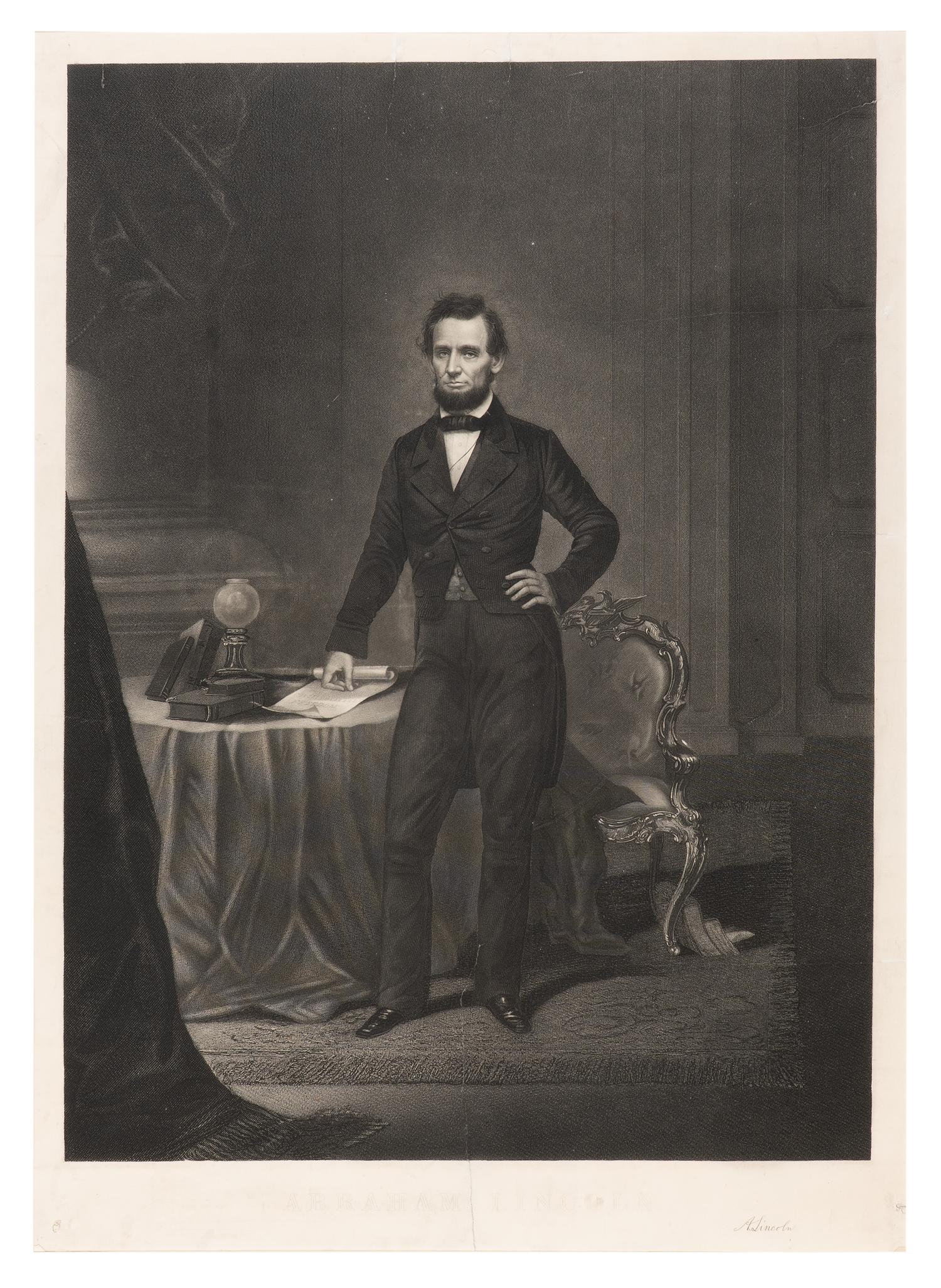 [LINCOLN, Abraham (1809-1865)]. A group of 5 prints, comprising:
