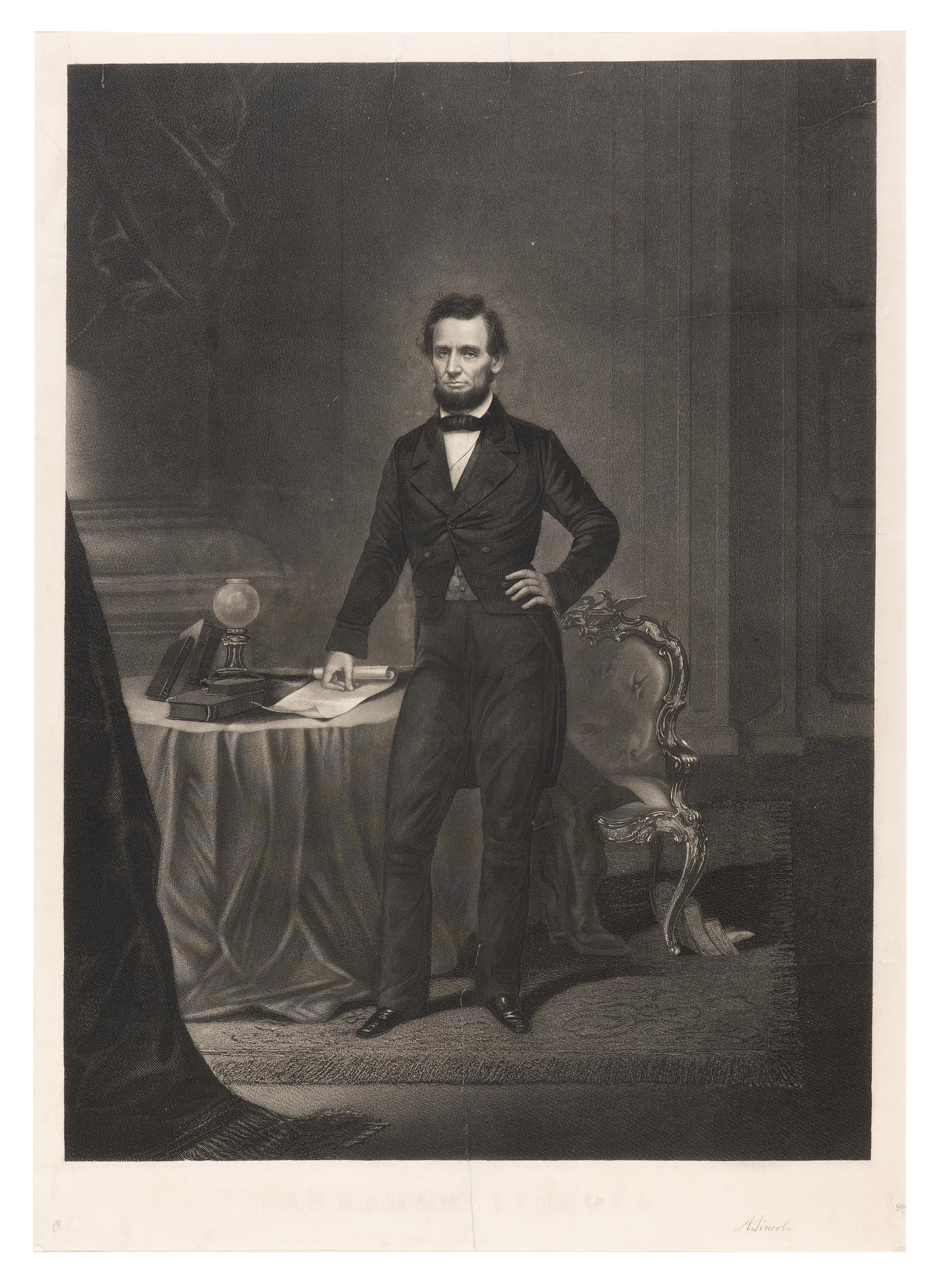 [LINCOLN, Abraham (1809-1865)]. A group of 5 prints, comprising: